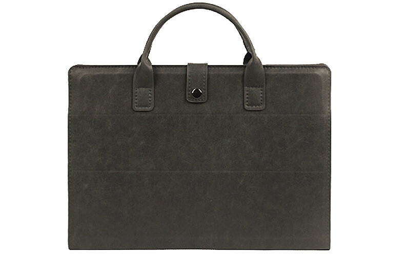 Блокноты Xiaomi Чехол-сумка MyPads Boko Eleganto для ноутбука Xiaomi Mi Notebook Pro 14 2021 из импортной эко-кожи с застежкой и ручкой для переноски защитный прот.