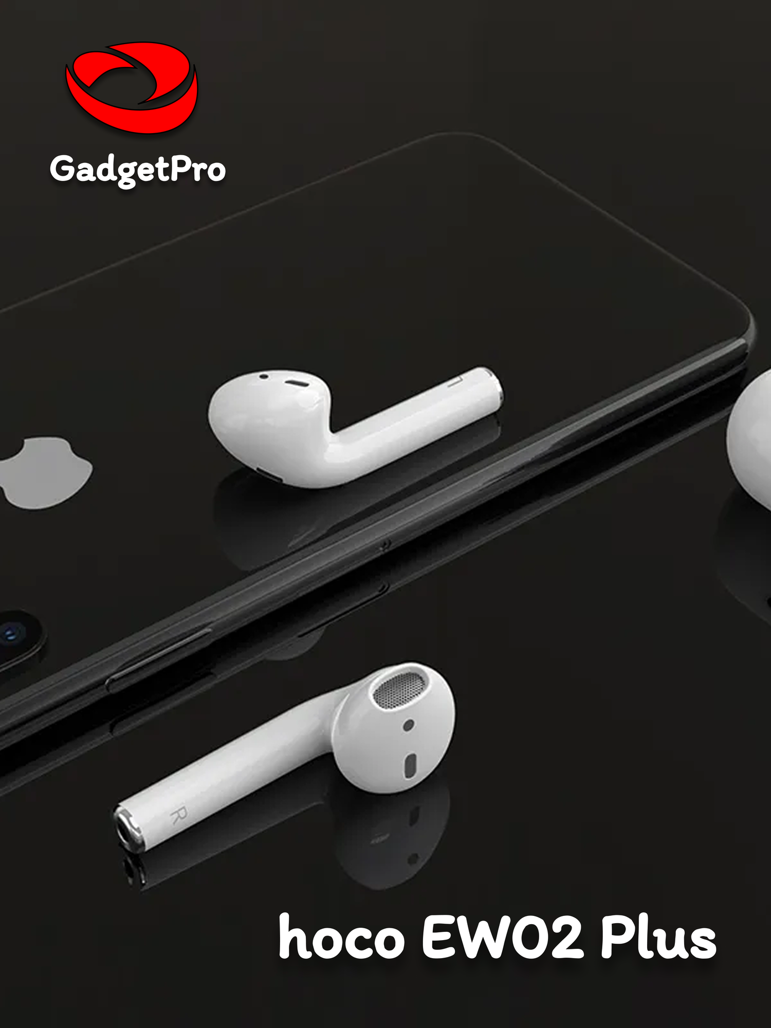 Беспроводные наушники Hoco EW02 Plus, TWS, Bluetooth, ANC шумоподавление, микрофон, , до 4 ч работы, белые