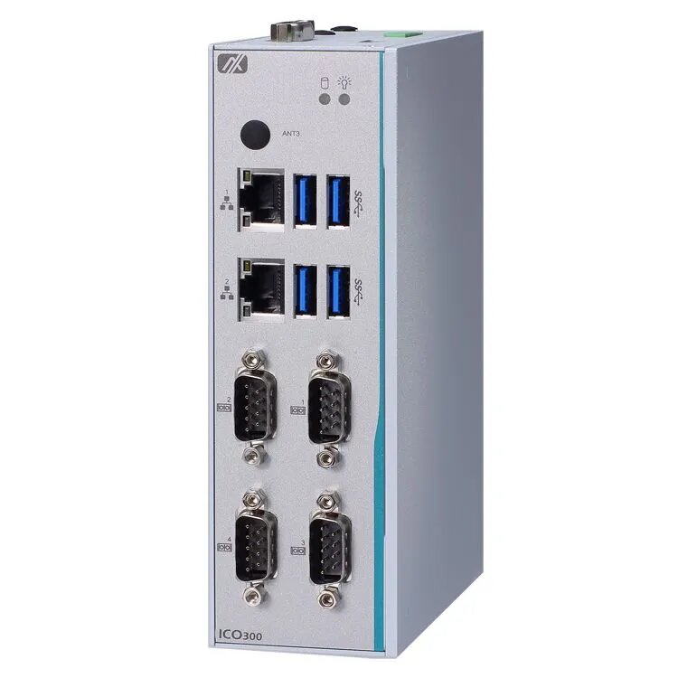 Встраиваемый компьютер AXIOM ICO300-83B-E3940-4ICOM-WT-DC на DIN-рейку