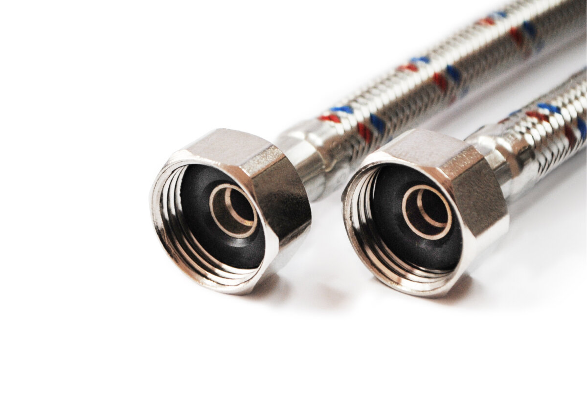 Подводка гибкая для воды VALFEX нержавеющая сталь 1/2" В-В 80 см