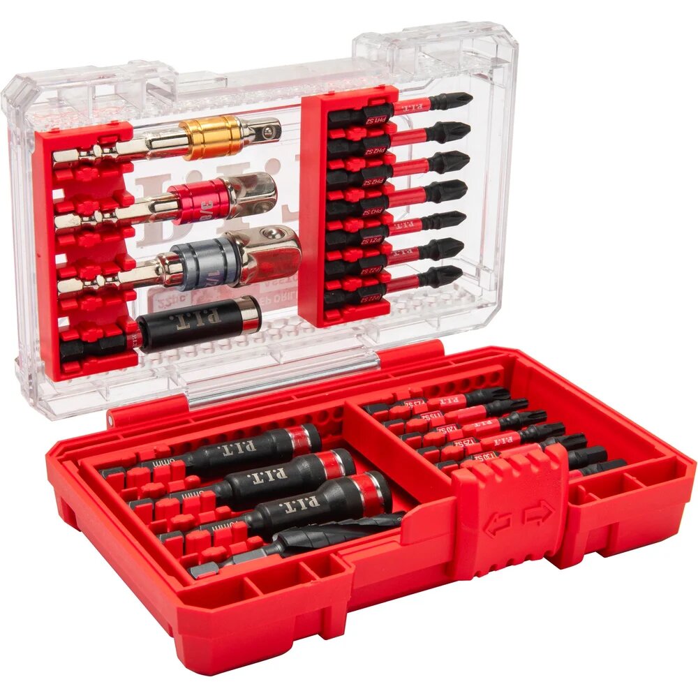 P.I.T. Набор ударных бит и торцевых головок DRUA (22шт адапт. 1/2