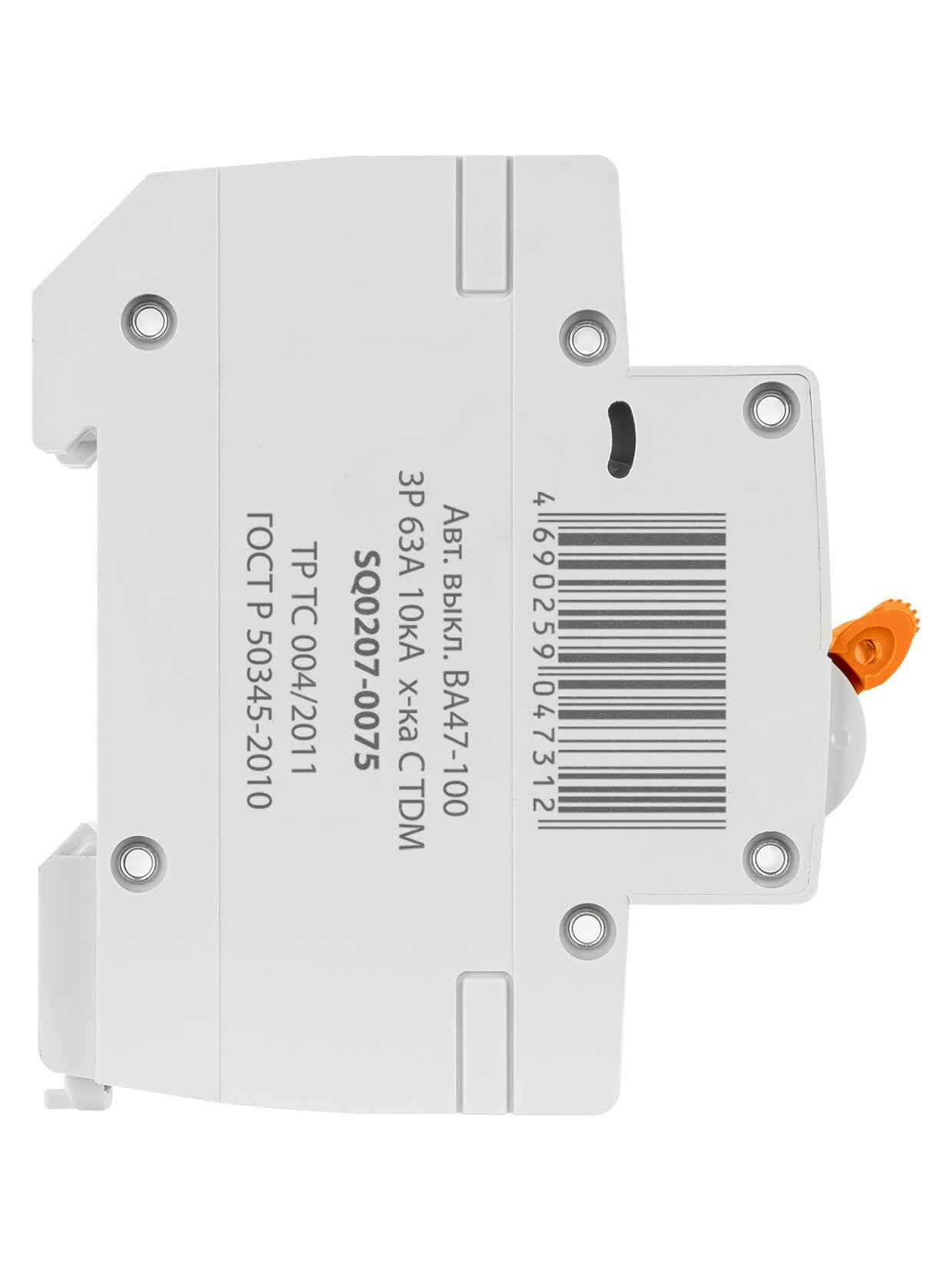 Авт. выкл. ВА47-100 3Р 63А 10кА х-ка C TDM — фото 1