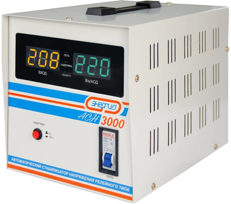 Стабилизатор напряжения Энергия АСН 3000 (+/- 8%)