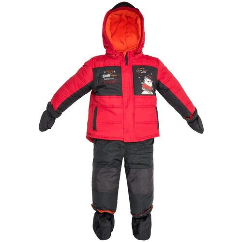 Комплект зимний для мальчика (Размер: 80), арт. F15M19BG, цвет красный
