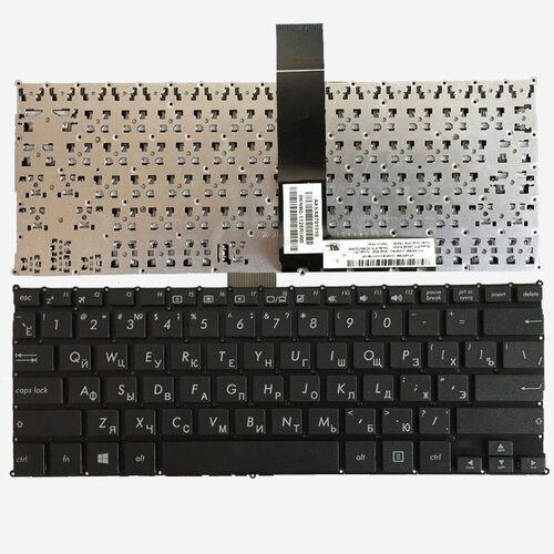 Клавиатура для ноутбука Asus F200CA, F200LA, F200MA, X200CA, X200LA, X200MA черная, без рамки asus клавиатура для ноутбука asus f200ca f200ma x200ca x200la x200ma черная верхняя панель в сборе