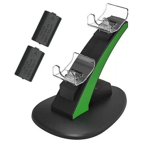 фото Зарядная станция oivo для xbox series s/x dual charging dock + 2 акб 1400 mah black iv-bx305