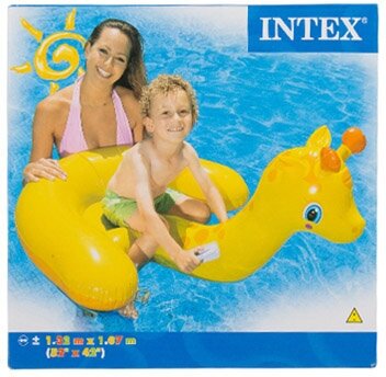 Игрушка для катания по воде Intex Жираф, 132x107 см - фото №6