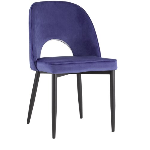 фото Стул молли велюр королевский синий stool group