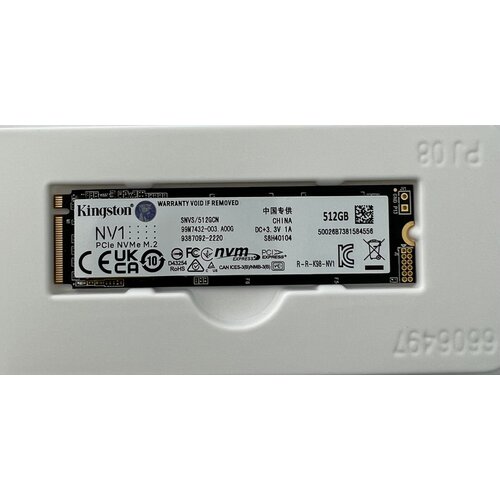 Твердотельный накопитель Kingston NV1 512 ГБ M2 SNVS512GCN 289300₽
