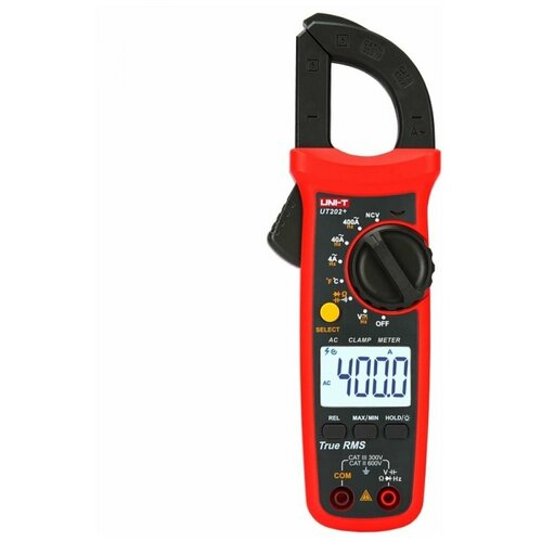 Токоизмерительные клещи UNI-T UT202+ uni t ut202 digital clamp meter dc ac voltage ac current resistance tester diode test auto range date hold lcd backlight