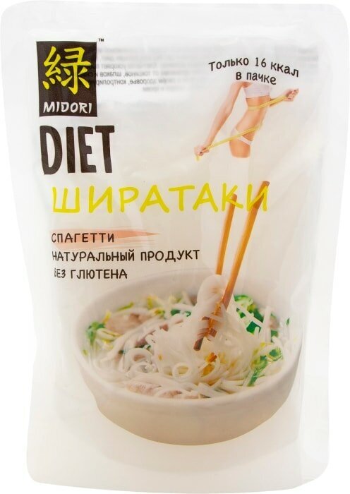 Лапша Midori Diet Ширатаки Спагетти 200г