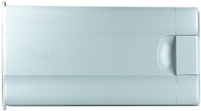 220730108000 - Дверца морозильной камеры в сборе без рисунка (ручка, уплотнитель, пружинка) Атлант