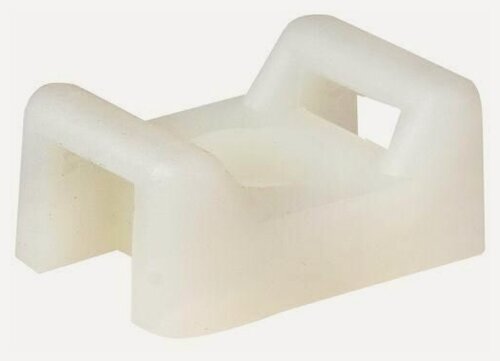 Изображение товара Площадка под хомуты (22х16) с монтажным отверстием М4 бел. (уп.100шт) PROxima EKF pmo-22-16-w