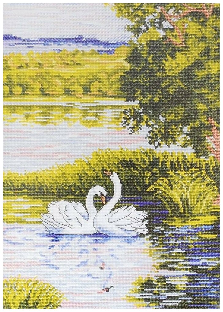 Лебеди на пруду НВ-349