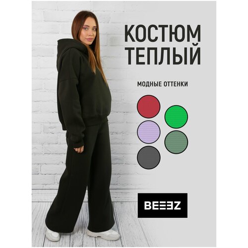 Костюм спортивный BEEEZ, размер XS-S, черный костюм beeez размер xs s голубой