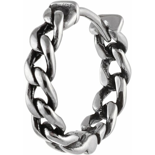 Моносерьга SILVARIE, серый металлик