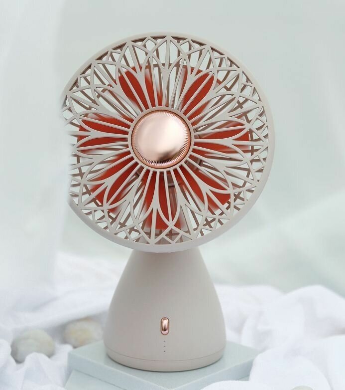 Настольный вентилятор Sothing Bridal Bouquet Shaking Head Fan (DSHJ-S-2113) Зелёный - фотография № 2
