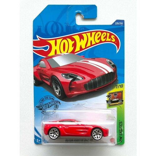 Hot Wheels ASTON MARTIN ONE-77 Астон Мартин 229/250 HW Exotic 7/10 Mattel GHC33 2020 hot wheels aston martin vulcan астон мартин вулкан 235 250 hw exotics 3 10 mattel fyb45 2019