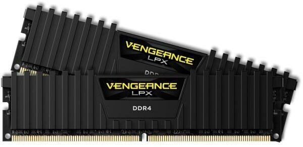 Оперативная память для компьютера 32Gb (2x16Gb) PC4-25600 3200MHz DDR4 DIMM Unbuffered CL16 Corsair Vengeance LPX CMK32GX4M2E3200C16