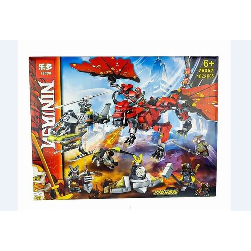 Конструктор Ниндзяго Ninjago Красный дракон, 1072 детали