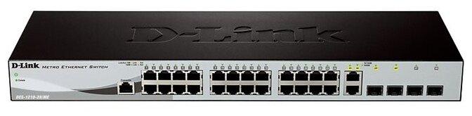 Коммутатор D-LINK DES-1210-28MEB2A 2 SFP2 Combo 24 ports 10100Base 1079000₽