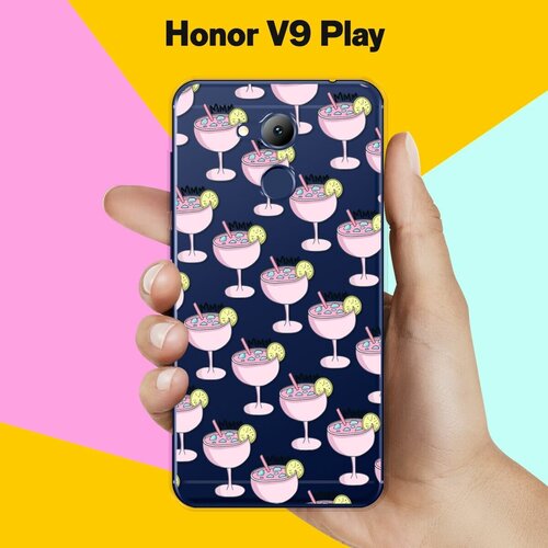 Силиконовый чехол на Honor V9 Play Коктейль / для Хонор Ви 9 Плэй силиконовый чехол на honor v9 play енот для хонор ви 9 плэй