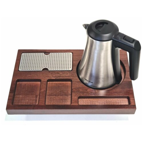 Подставка для чайника в комплекте с чайником ЧПК 1 коричневый бук 590000₽