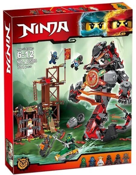 Конструктор Ninjago ниндзяго Железные удары судьбы Ниндзя Го