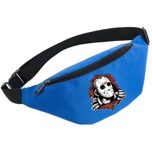 фото Сумка поясная noname, голубой