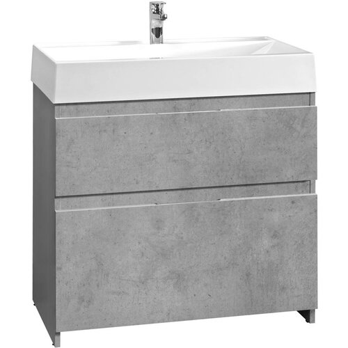 Тумба под раковину Belux Сидней 800 мм напольная серый (Сидней Н 80-02 (31))