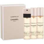 Chanel женская парфюмерная вода Gabrielle, Франция, 3 X 20мл TRAVEL SPRAY REFILL - изображение