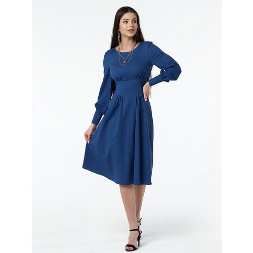 Платье Modami24, размер 46, бирюзовый платье modami24 размер 46 голубой