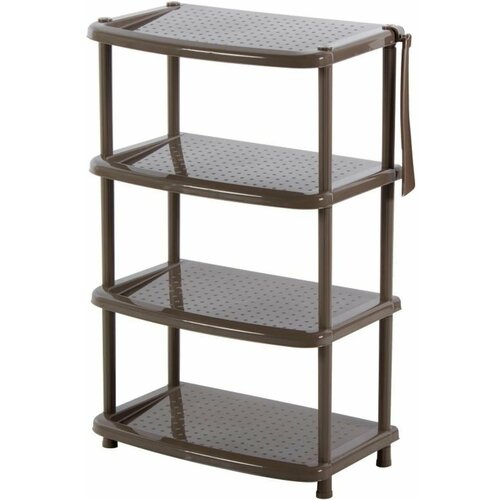 Вместительная открытая этажерка для размещения более 10 пар обуви 4 полки 78х49х31 cм - дополнит интерьер прихожей и поможет значительно сэкономить место 3402₽