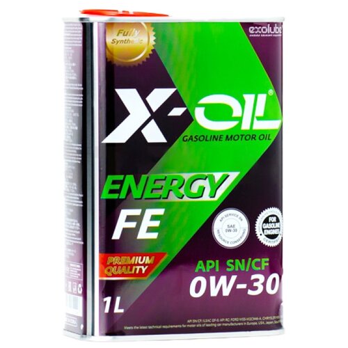 фото Моторное масло x-oil energy fe 0w-30 sn/cf, 1 л