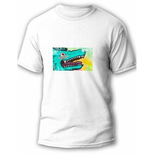 фото Футболка, размер m, белый будь на стиле