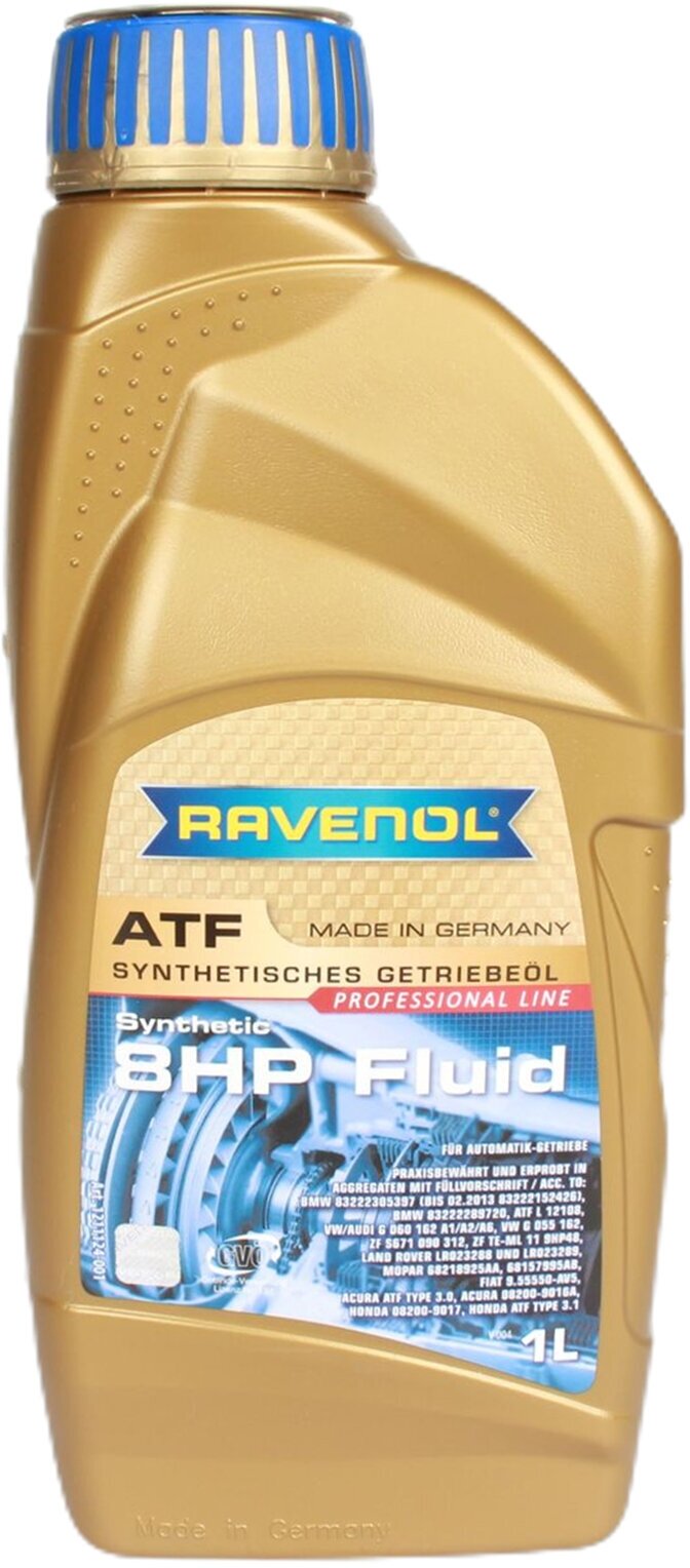 Трансмиссионное масло RAVENOL ATF 8HP FLUID 1л