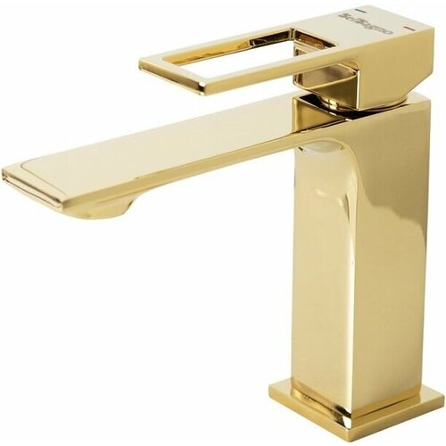 Смеситель для раковины BelBagno Luce LUC-LVM-ORO смеситель для раковины belbagno luce luc lvm nero