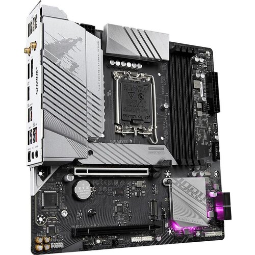 GIGABYTE Материнская плата Gigabyte B760M AORUS ELITE AX Soc-1700 Intel B760 4xDDR5 mATX AC`97 8ch(7.1) 2.5Gg RAID+HDMI+DP B760M AORUS ELITE AX