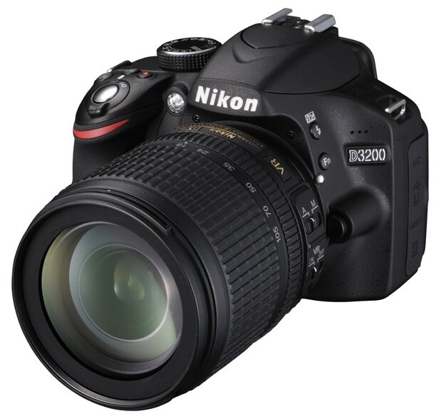 Фотоаппарат Nikon D3200 Kit AF-S DX NIKKOR 18-55mm f/3.5-5.6G VR II, черный