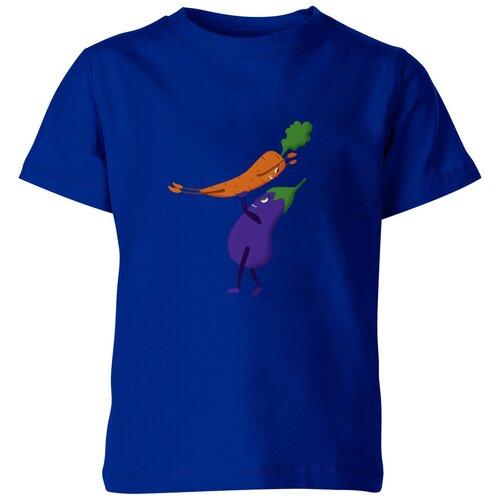 Футболка Us Basic, размер 8, синий мужская футболка танцующие овощи грязные танцы l белый