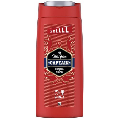 Мужской гель для душа и шампунь Old Spice Captain, 675 мл