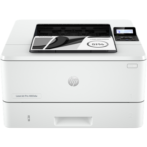 Принтер HP LaserJet Pro M4003dw (A4), 40 ppm, 256MB, 1.2 MHz, tray 100+250 pages, USB+Ethernet+Wi-Fii, Print Duplex, Duty - 80K pages pages