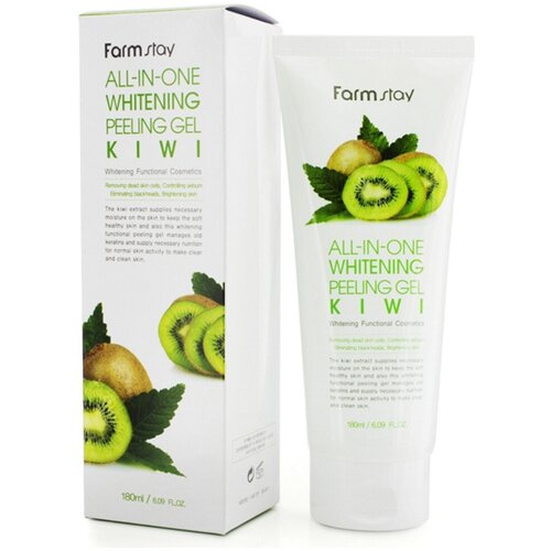 Farm Stay Пилинг гель с экстрактом киви 180мл farmstay пилинг для лица all in one whitening peeling gel kiwi 180 мл