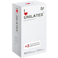 Unilatex / Презервативы Unilatex Ultra Thin 12+3 шт, ультратонкие.