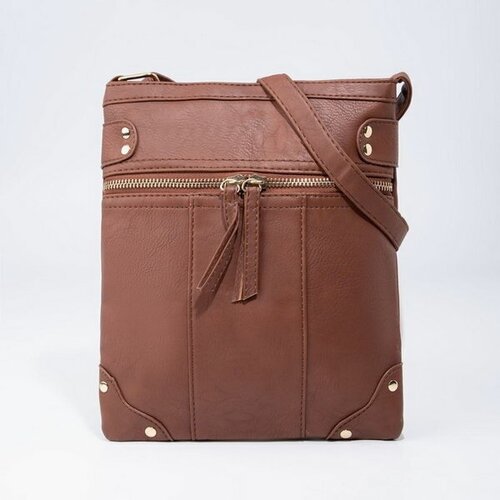 фото Сумка кросс-боди сима-ленд, коричневый