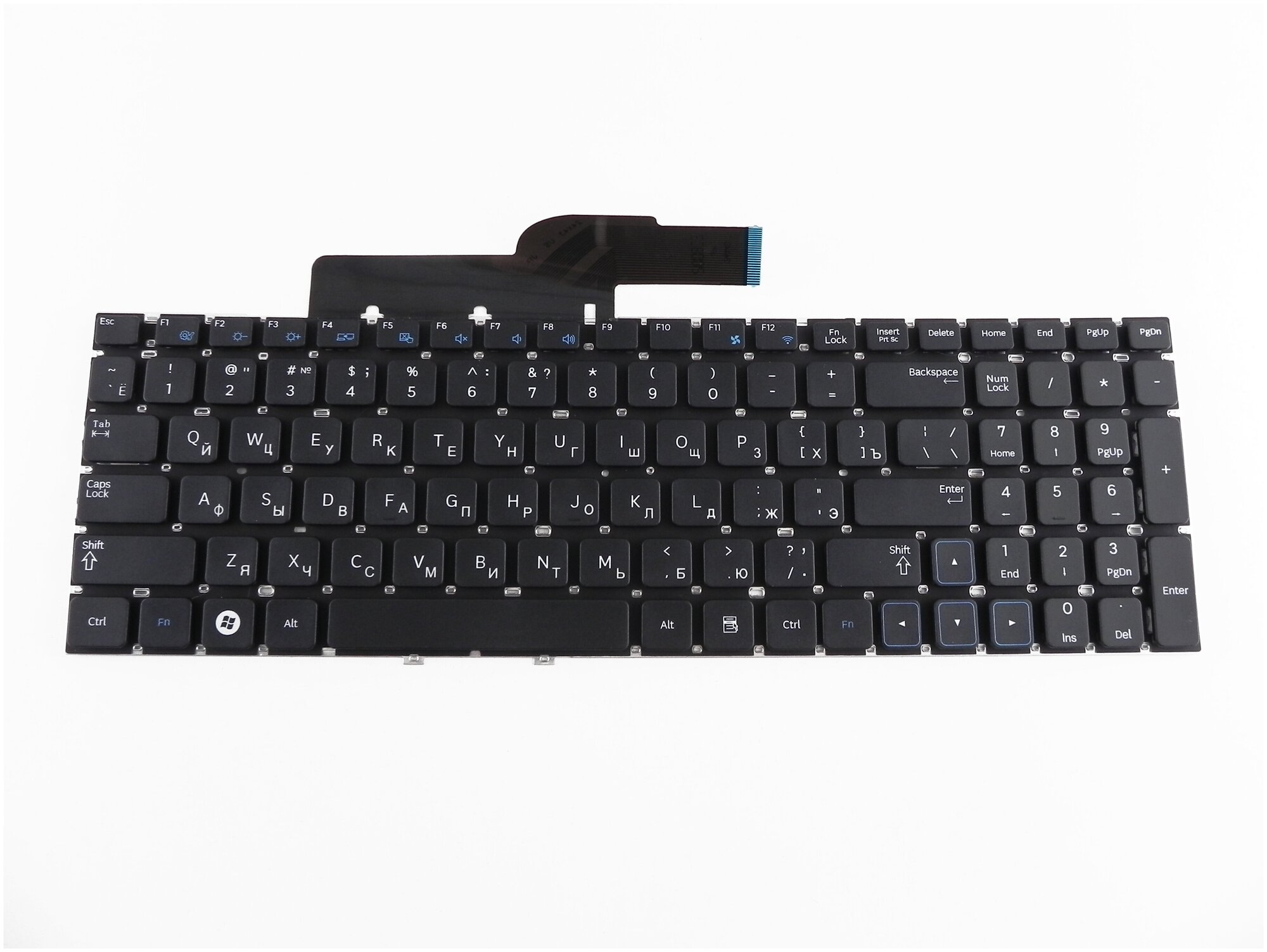 новая клавиатура RU черная без рамки для Samsung NP300E5A NP300E5C NP300E5Z NP300V5A 1758₽