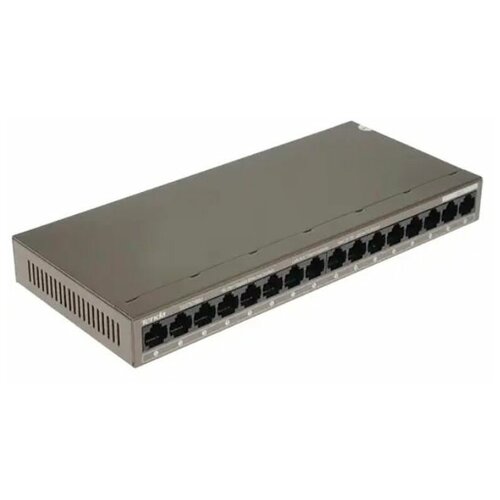 Коммутатор Tenda TEG1016M неуправляемый 16-портовый Gigabit Ethernet сетевой коммутатор tenda gigabit ethernet 8 портов разветвитель ethernet sg108 оптимизация трафика plug and play неуправляемый ограниченный