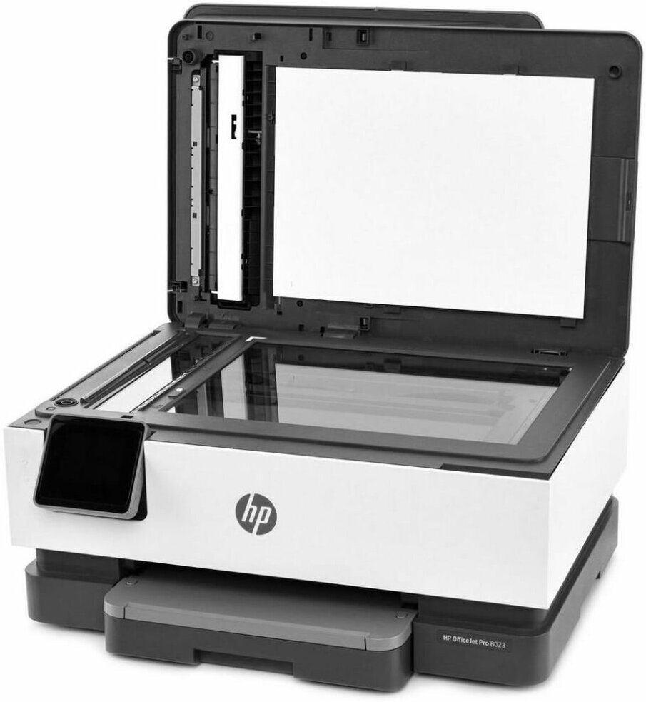 МФУ струйный HP OfficeJet 8023 (1KR64B) A4 Duplex WiFi черный/белый - фото №17