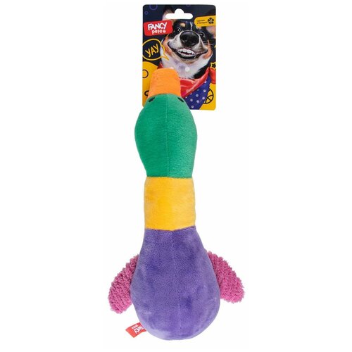Мягкая игрушка для животных Утка FANCY PETS игрушка для собак fancy pets авокадо 10 5 см