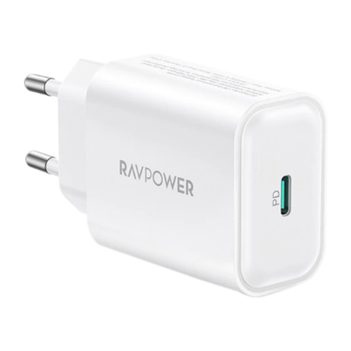 Сетевое зарядное устройство RAVPower PD 30 Вт 1C (RP-PC169), белый